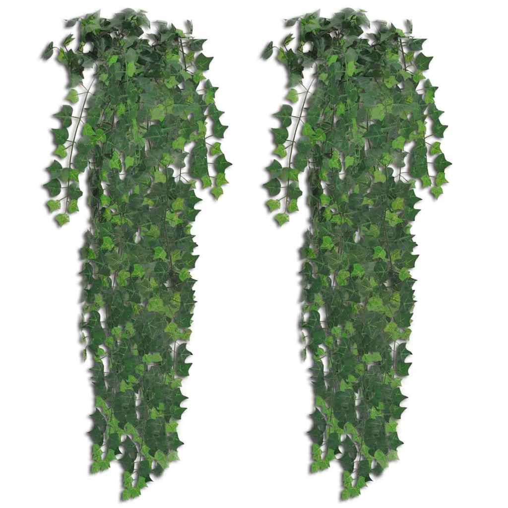 Foglie Artificiali di Edera 4 pz Verdi 90 cm vidaXL