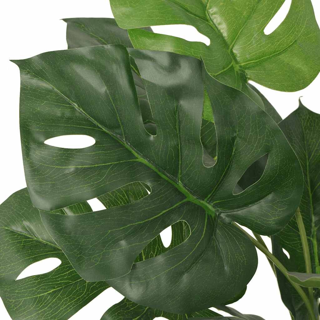 Monstera Pianta Artificiale con Vaso 70 cm Verde vidaXL