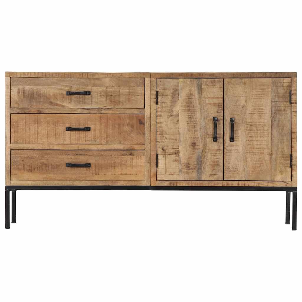 Credenza 140x35x75 cm in Legno Massello di Mango vidaXL
