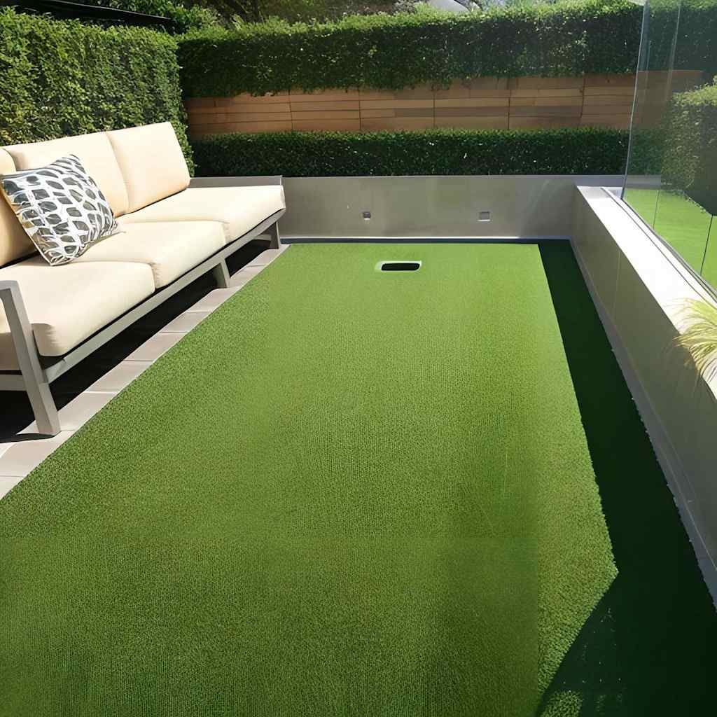 Prato Artificiale 7/9 mm 1x5 m Verde vidaXL