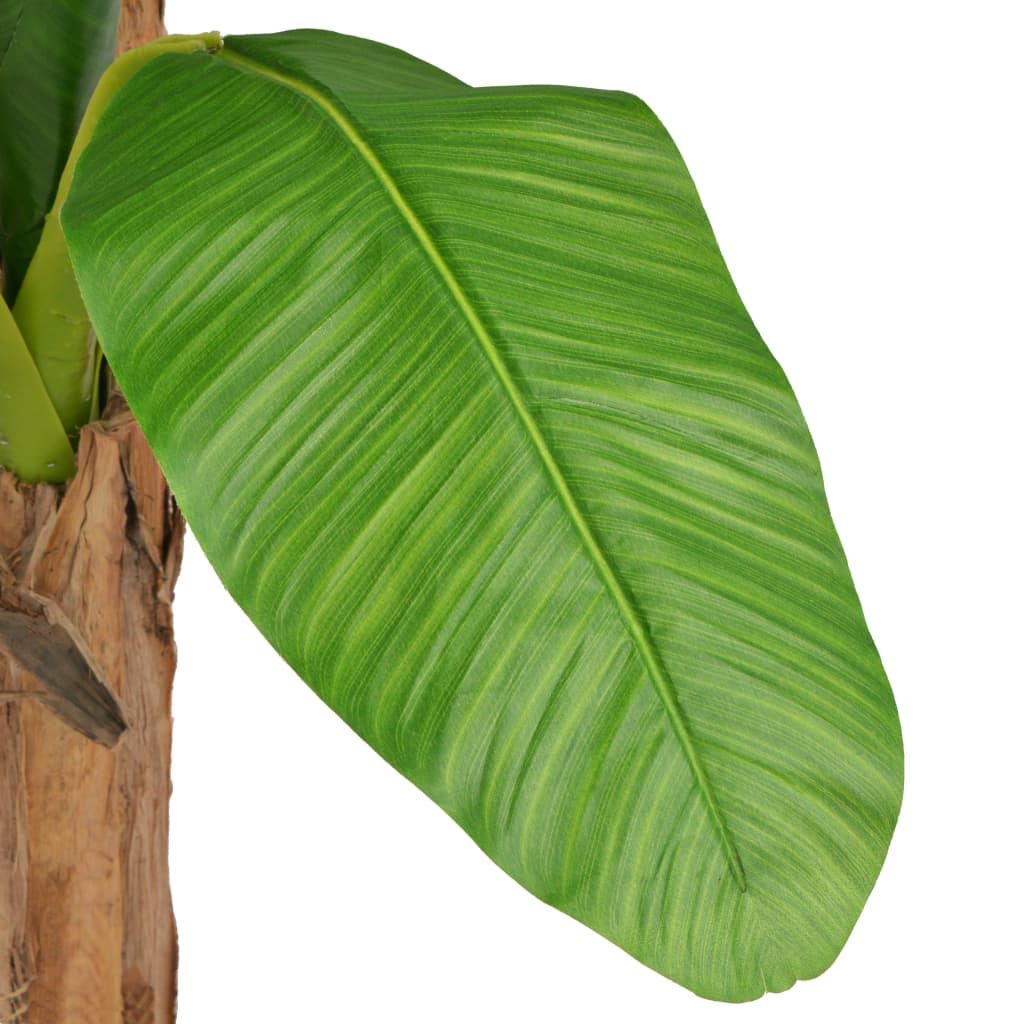 Albero di Banana Artificiale con Vaso 250 cm Verde vidaXL