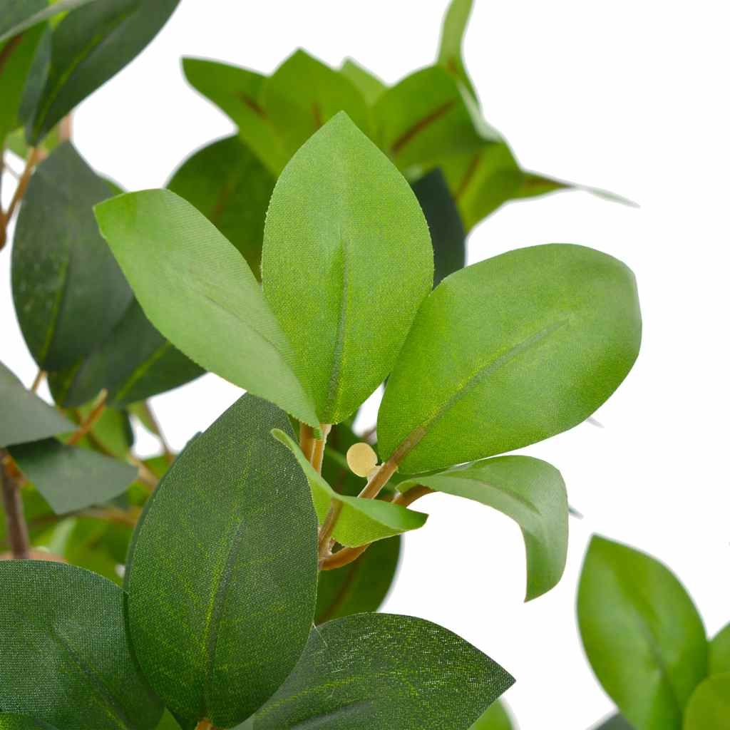 Albero di Alloro Artificiale con Vaso Verde 90 cm vidaXL
