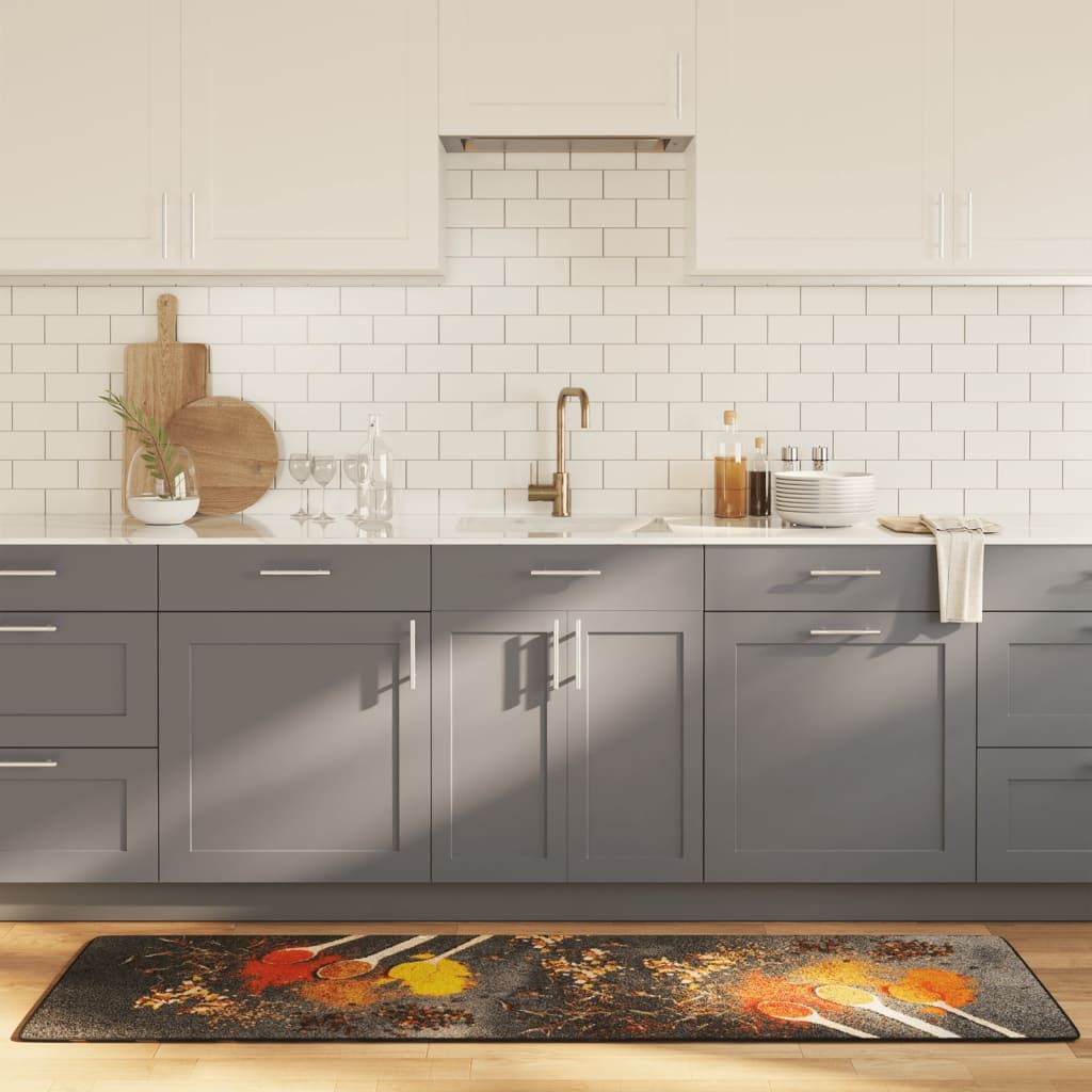 Tappeto da Cucina Multicolore 60x180 cm Lavabile vidaXL