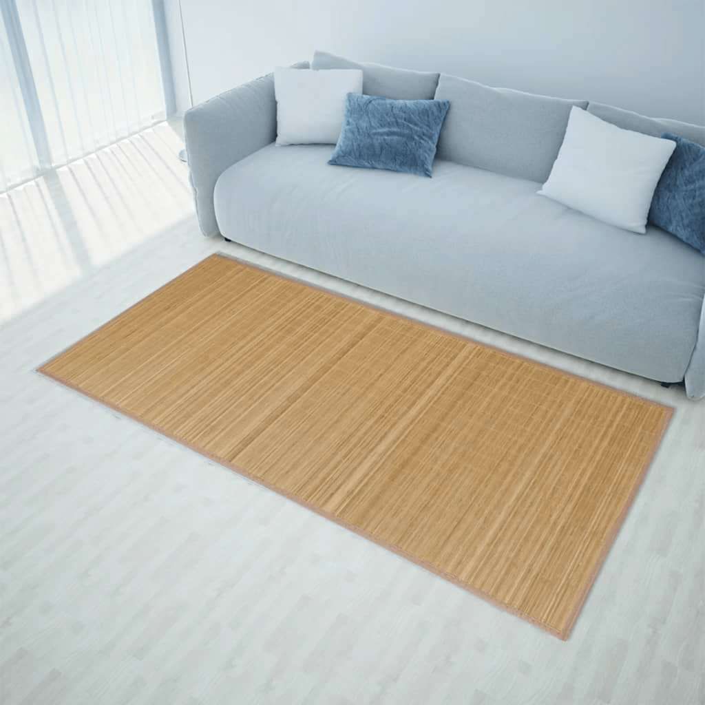 Tappeto in Bambù 160x230 cm Marrone vidaXL