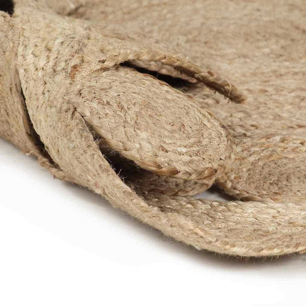 Tappeto Lavorato a Mano in Juta Intrecciata 240 cm vidaXL
