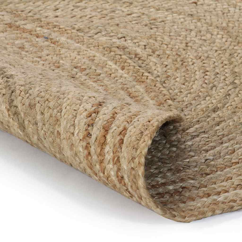 Tappeto in Juta Intrecciata 120 cm Rotondo vidaXL