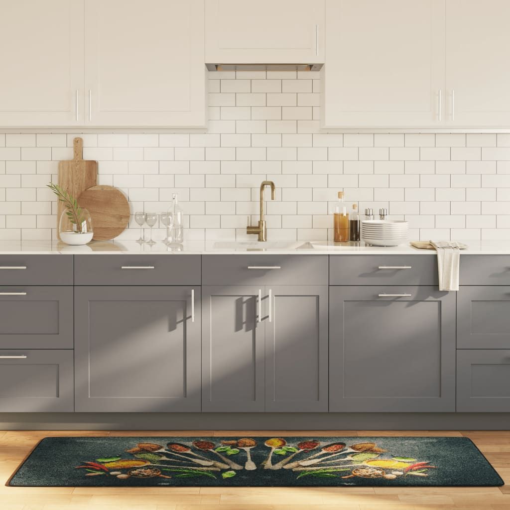 Tappeto da Cucina Multicolore 60x180 cm Lavabile vidaXL