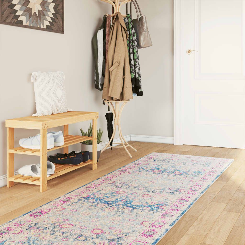 Tappeto Lavabile Multicolore 80x300 cm vidaXL