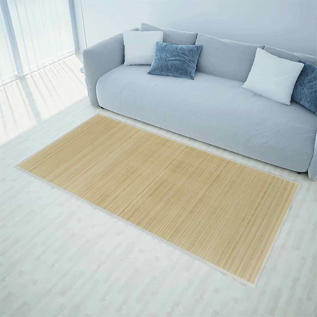 Tappeto in Bambù 160x230 cm Naturale vidaXL