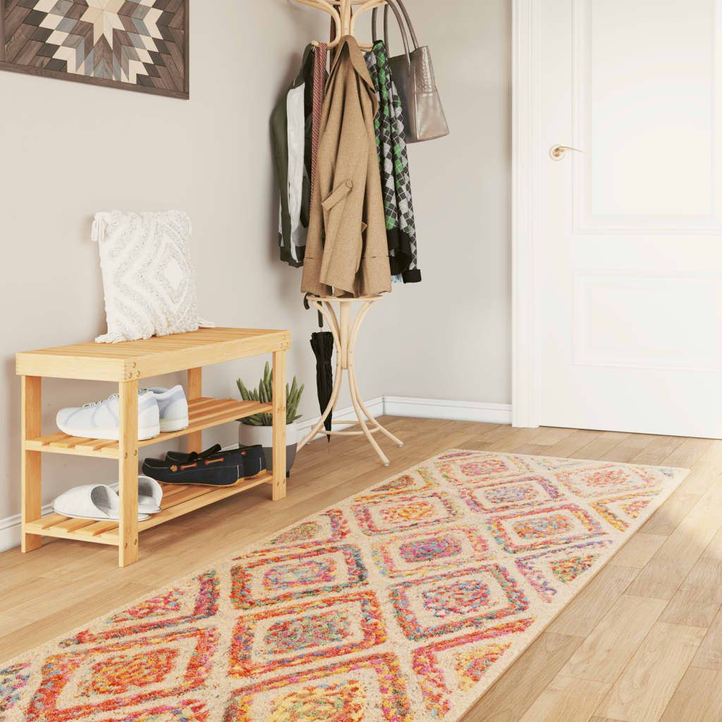 Tappeto Lavabile Multicolore 80x300 cm vidaXL
