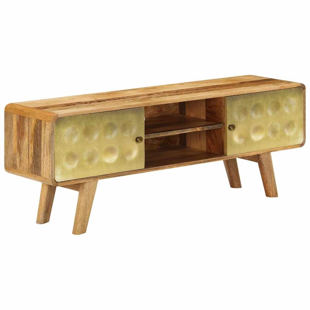 Mobile Porta TV in Legno Massello di Mango 120x30x45 cm vidaXL