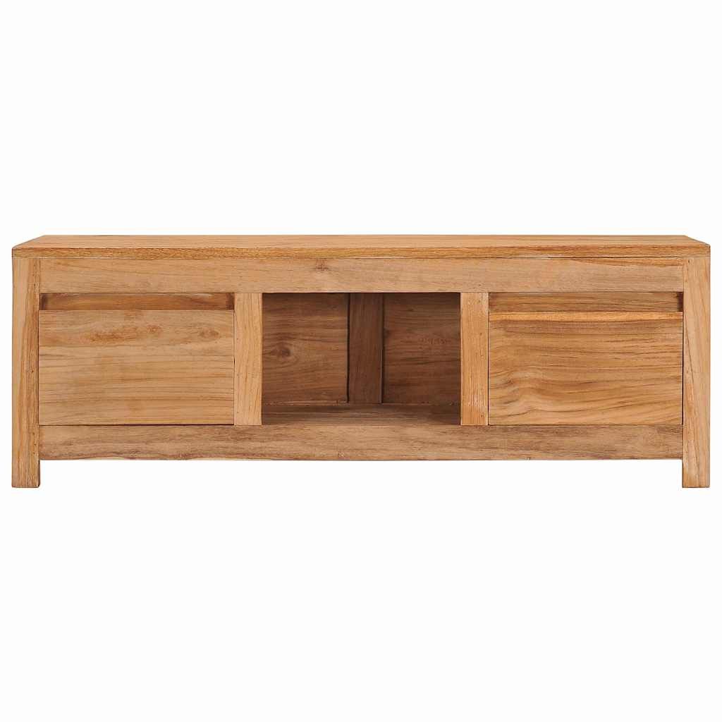 Mobile Porta TV 100x30x35 cm in Legno Massello di Teak vidaXL