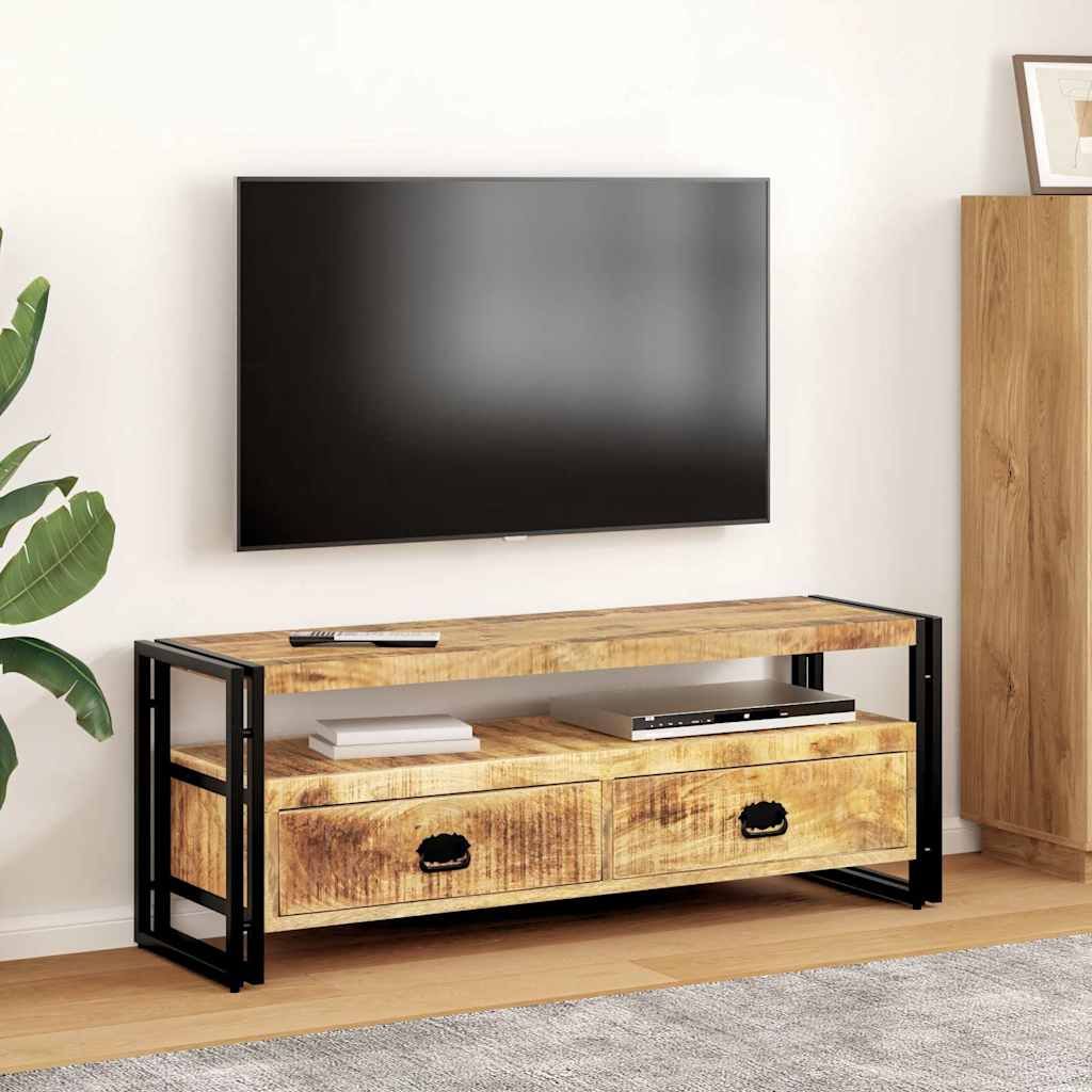 Mobile Porta TV 120x35x45 cm Legno Massello di Mango vidaXL