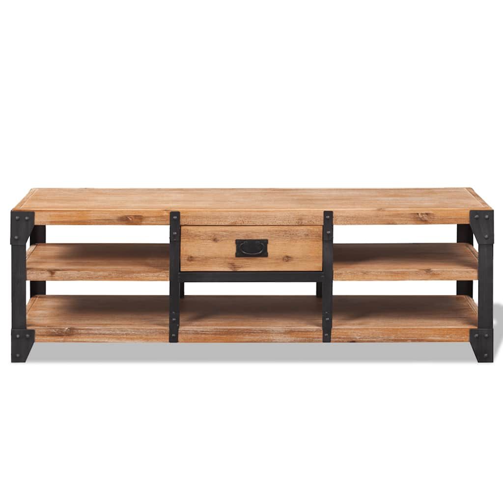 Supporto TV in Legno Massello di Acacia 140x40x45 cm vidaXL