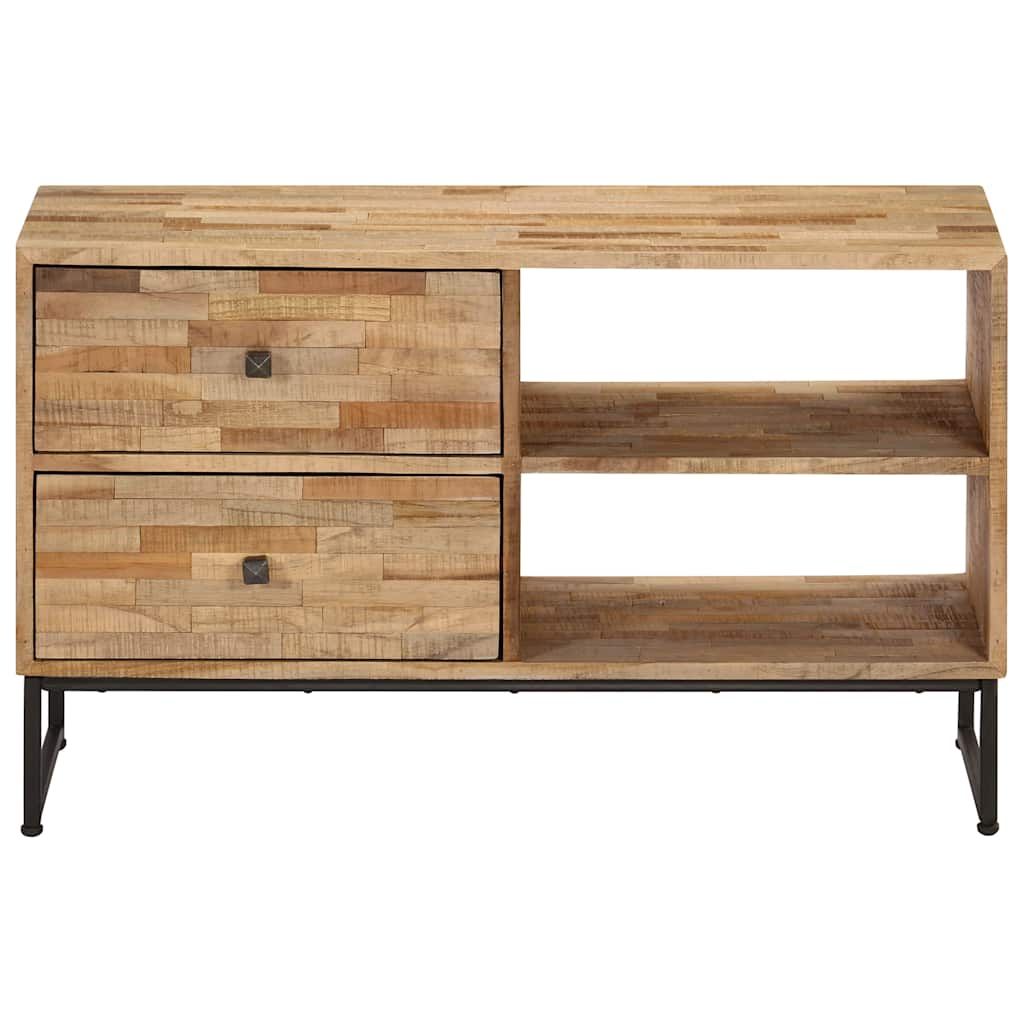 Mobile Porta TV in Legno di Teak di Recupero 90x30x55 cm vidaXL