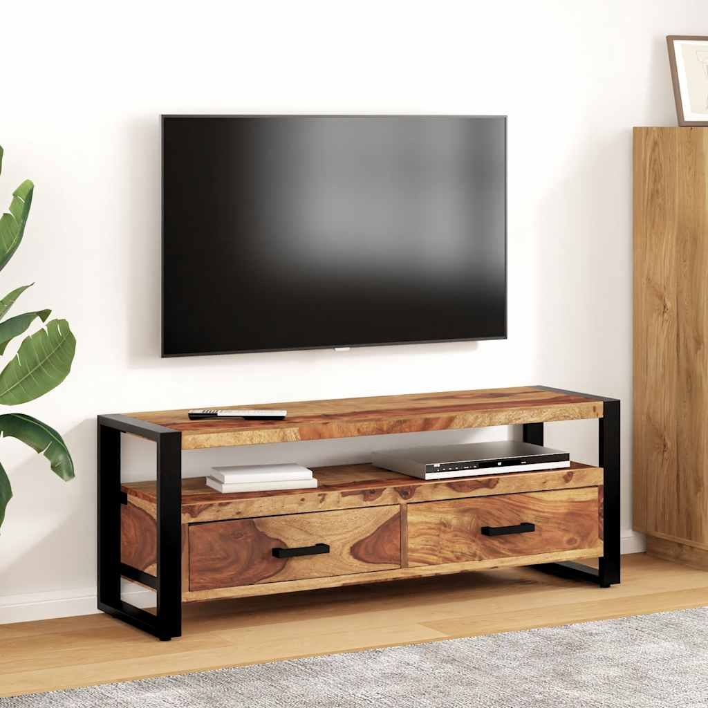 Mobile Porta TV 120x35x45 cm Legno Massello di Acacia vidaXL
