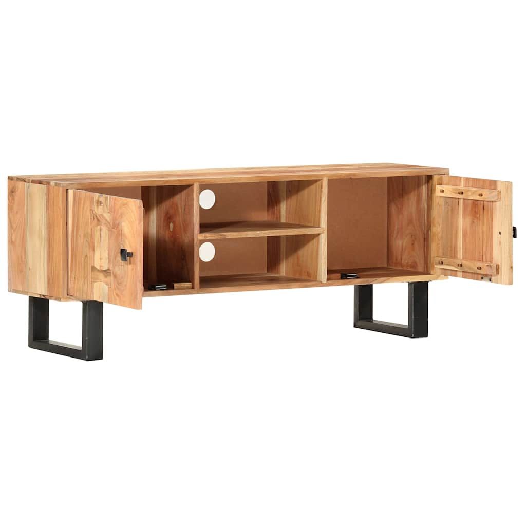 Mobile Porta TV 118x30x45 cm in Legno Massello di Acacia vidaXL