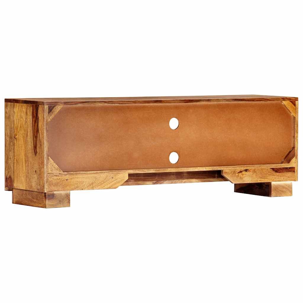 Mobile Porta TV 118x30x40 cm in Legno Massello di Acacia vidaXL