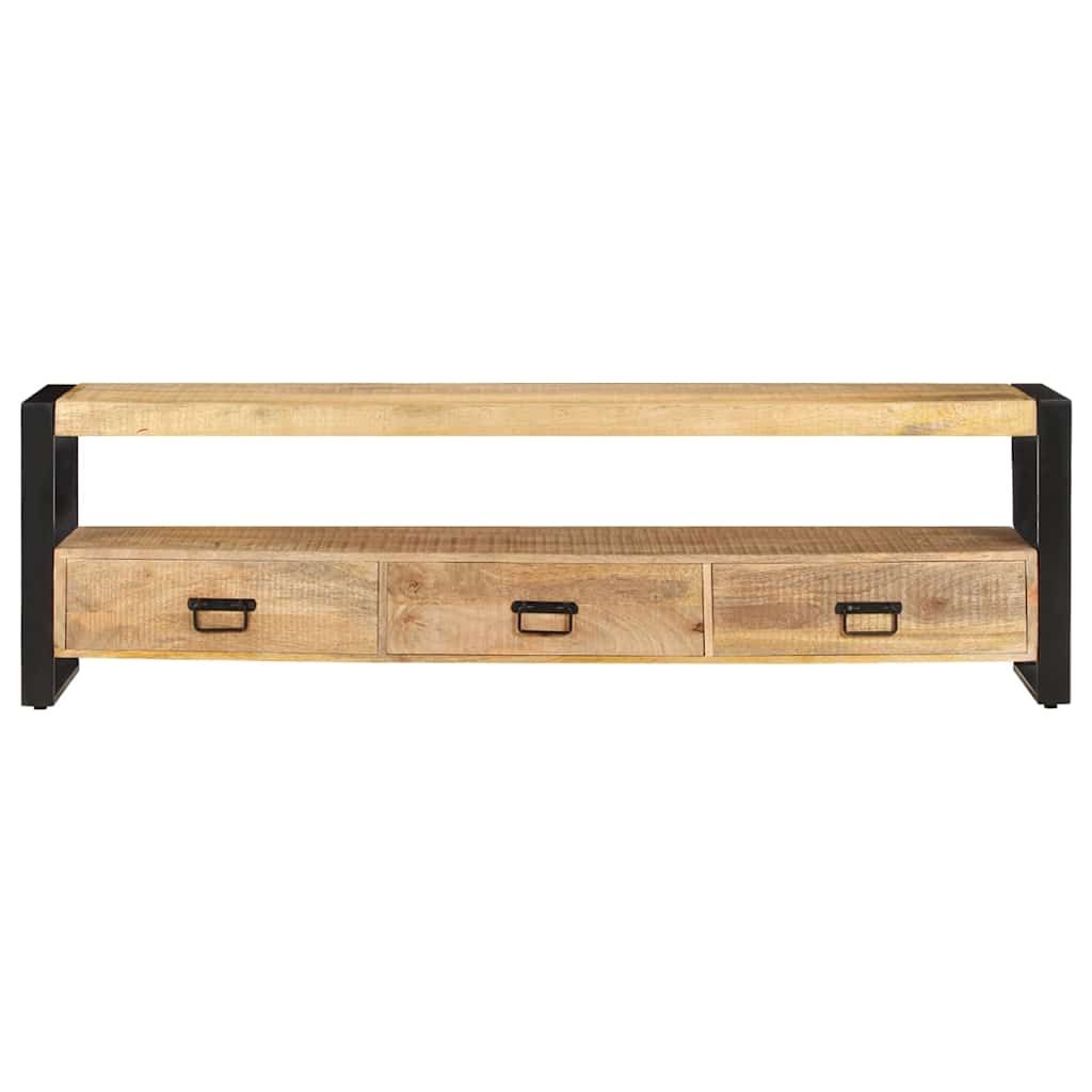 Mobile Porta TV 150x30x45 cm in Legno Massello di Mango vidaXL