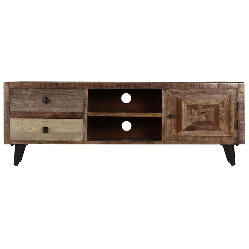 Mobile Porta TV 118x30x40 cm in Legno Massello di Mango vidaXL