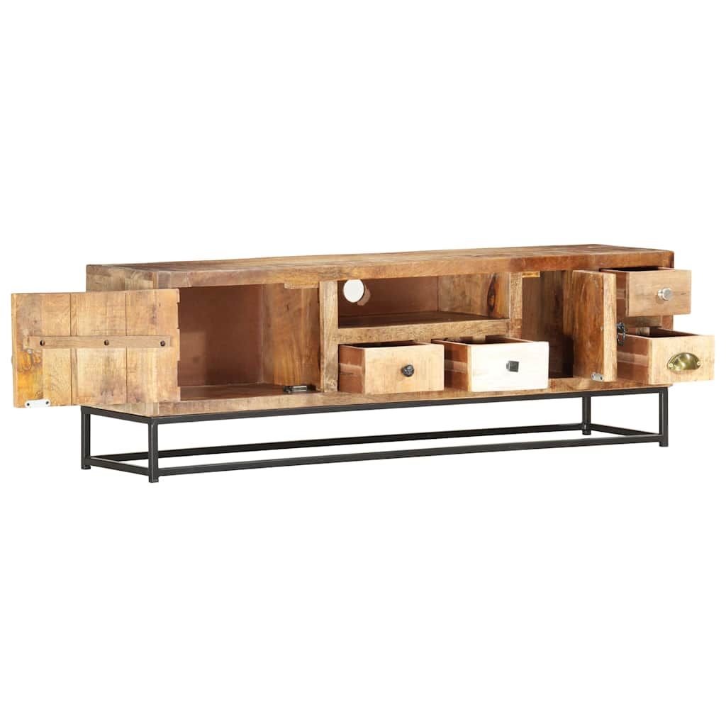 Mobile Porta TV 120x30x40 cm in Legno Massello di Recupero vidaXL