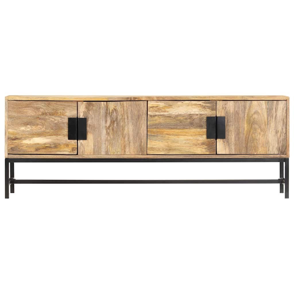Mobile Porta TV 140x30x50 cm in Legno Massello di Mango vidaXL