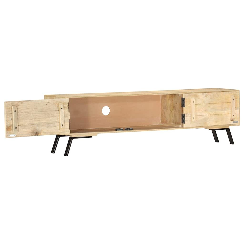 Mobile Porta TV 140x30x40cm in Legno Massello di Mango vidaXL