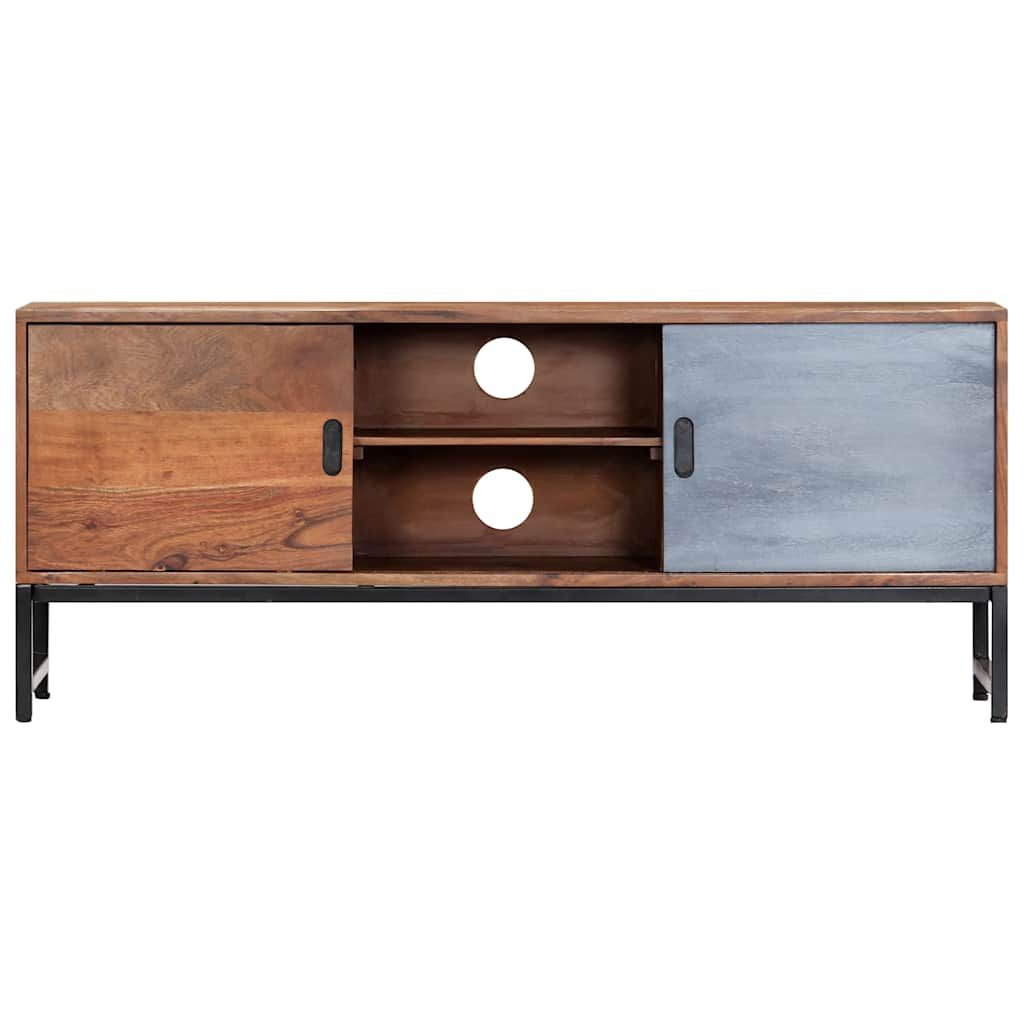 Mobile Porta TV 120x30x49 cm in Legno Massello di Acacia vidaXL