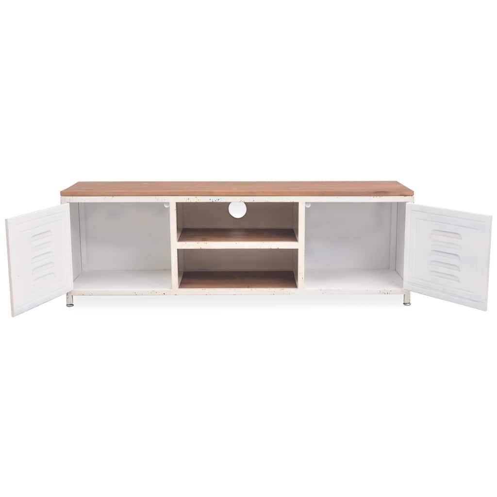 Mobile TV 120x30x40 cm Bianco vidaXL