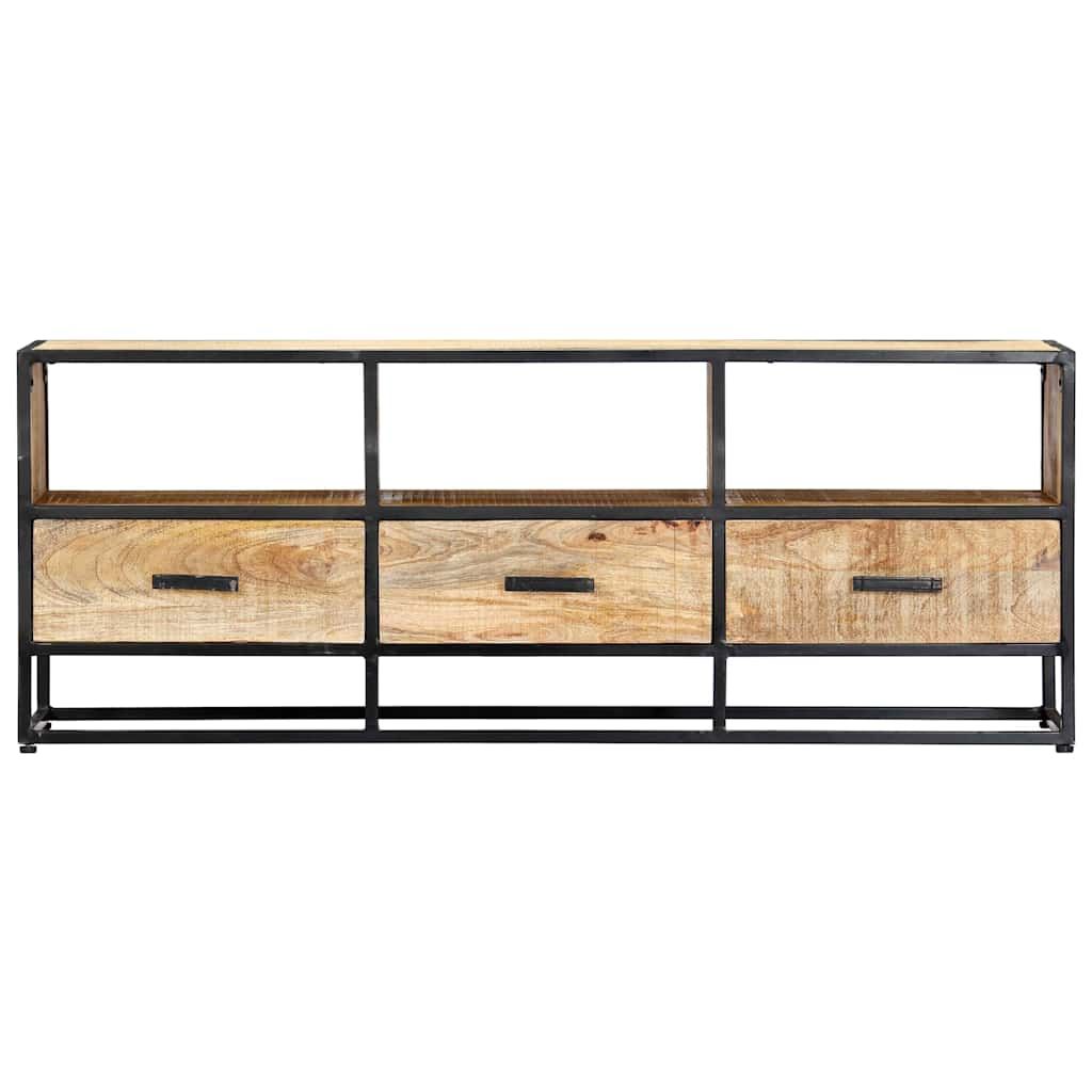 Mobile Porta TV 120x30x45 cm in Legno Massello di Mango vidaXL