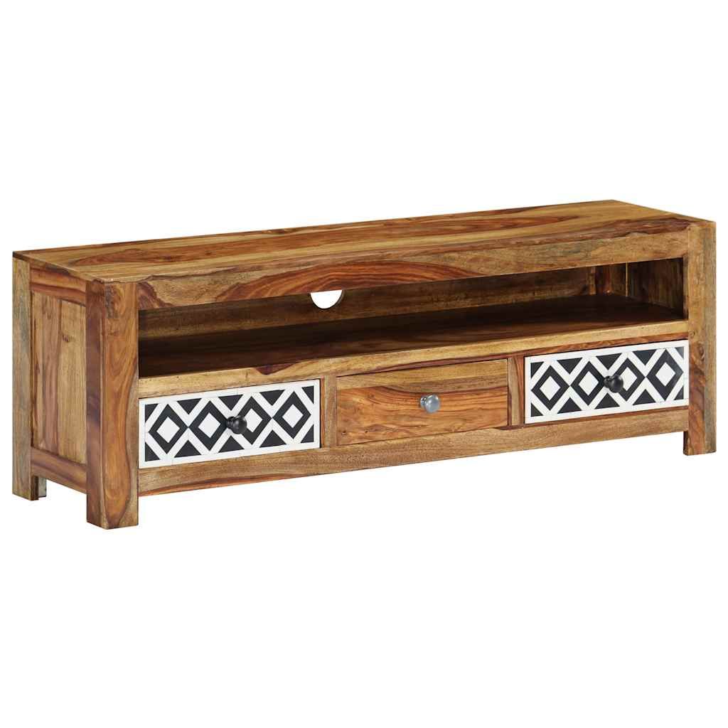 Mobile Porta TV 120x30x40 cm in Legno Massello di Acacia vidaXL