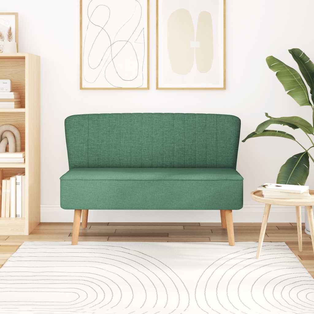 Divano in Stoffa 117x55,5x77 cm Verde vidaXL