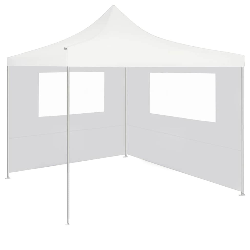 Parete con Finestre per Gazebo 4x2 m Bianca vidaXL