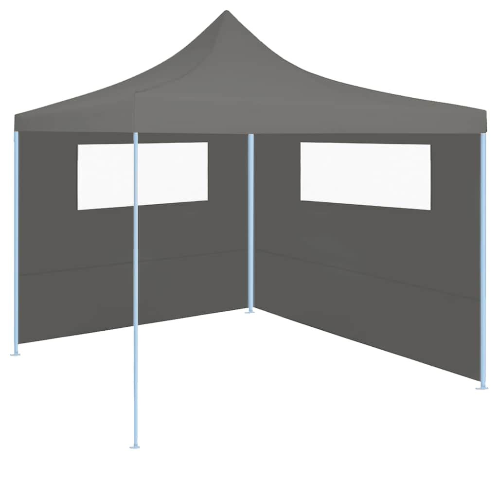 Parete con Finestre per Gazebo 6x2 m Antracite vidaXL