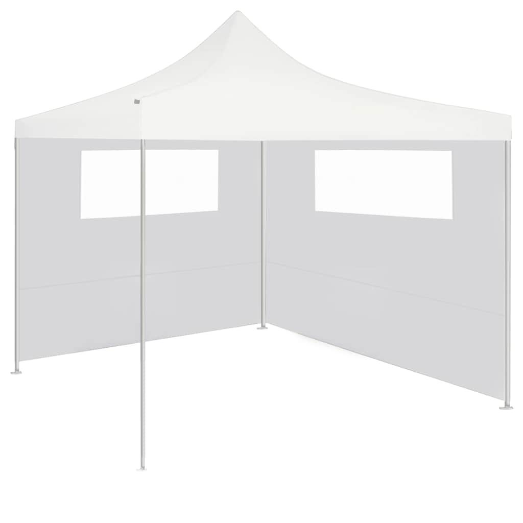 Parete con Finestre per Gazebo 6x2 m Bianca vidaXL