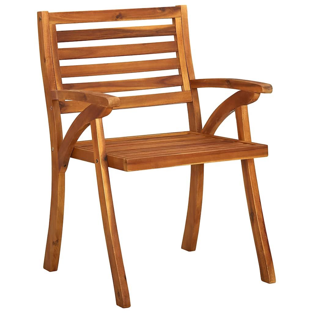 Sedie da Giardino 6 pz in Legno Massello di Acacia vidaXL