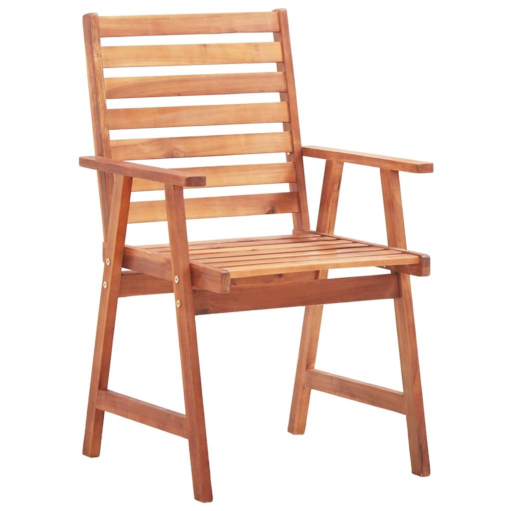 Sedie da Pranzo da Esterni 6 pz in Legno Massello di Acacia vidaXL