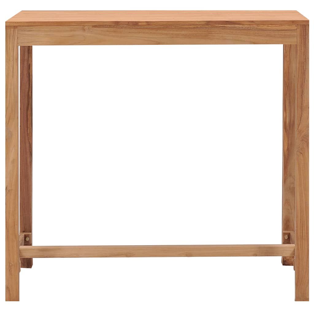 Tavolo da Bar per Esterni 110x60x105 cm Massello di Teak vidaXL