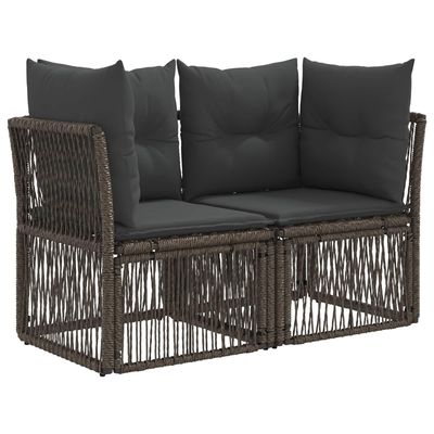 Set Divano da Giardino 13 pcs Grigio polyrattan vidaXL