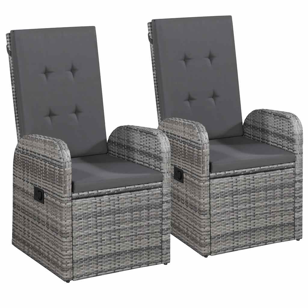 Set Mobili da Pranzo per Giardino 3 pz Grigio vidaXL