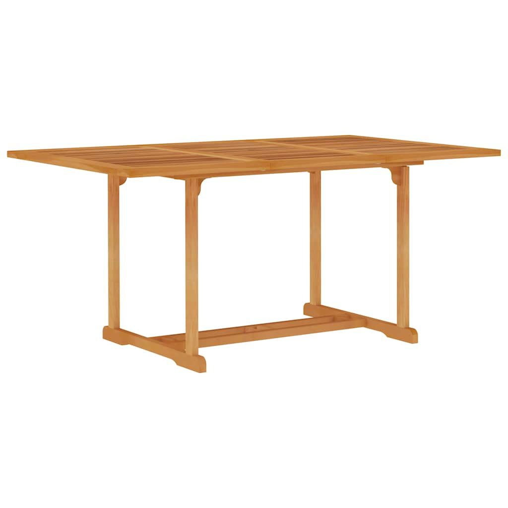 Set da Pranzo da Giardino 5 pz in Legno Massello di Teak vidaXL