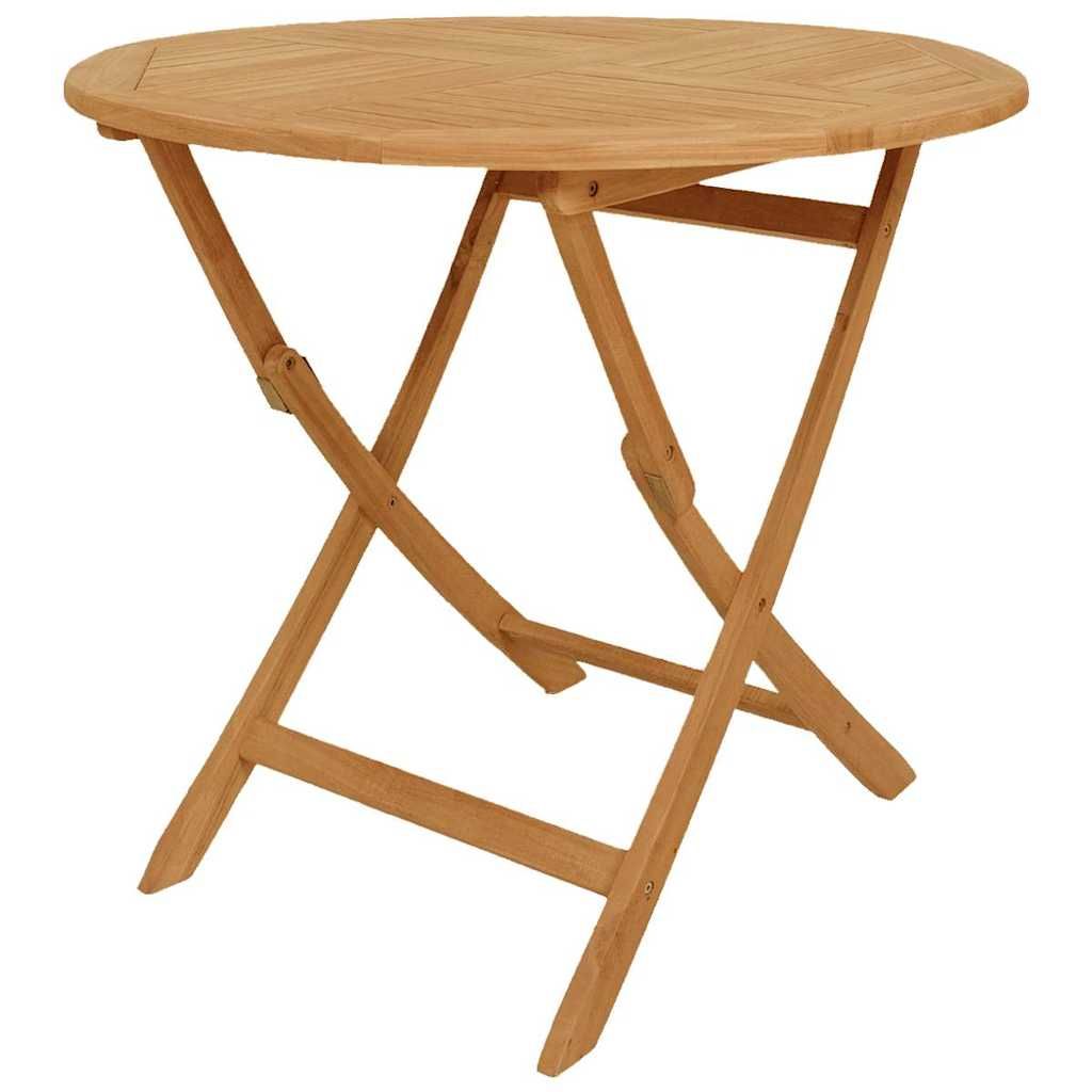 Set da Pranzo da Giardino 5 pz in Legno Massello di Teak vidaXL