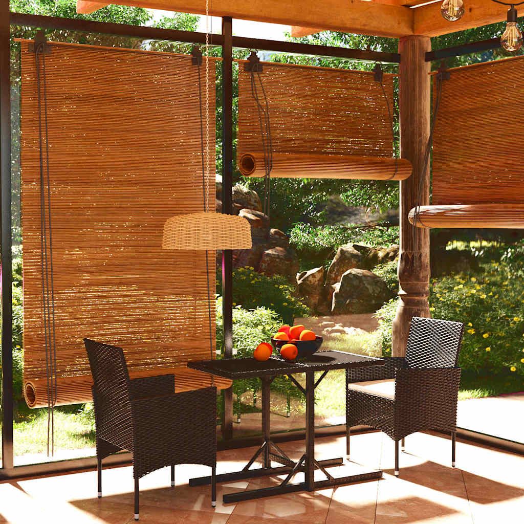 Set Mobili da Pranzo per Giardino 3 pz Nero vidaXL
