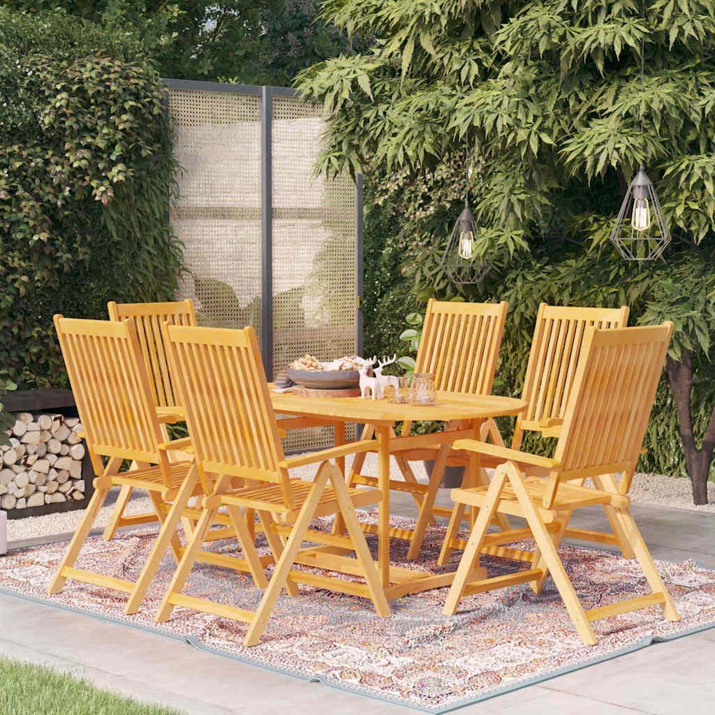Set da Pranzo da Giardino 5 pz in Legno Massello di Teak vidaXL