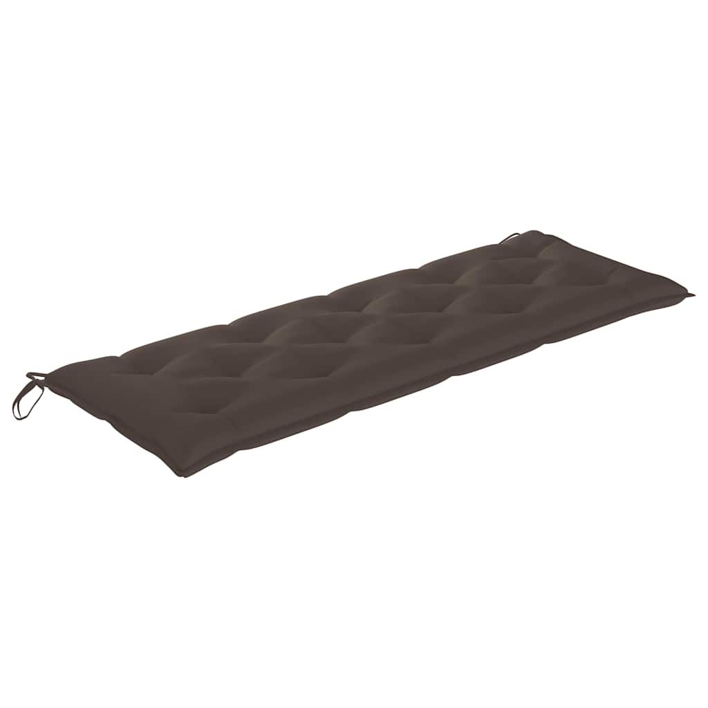 Panchina da Giardino Impilabile e Cuscino 159cm Teak Massello vidaXL