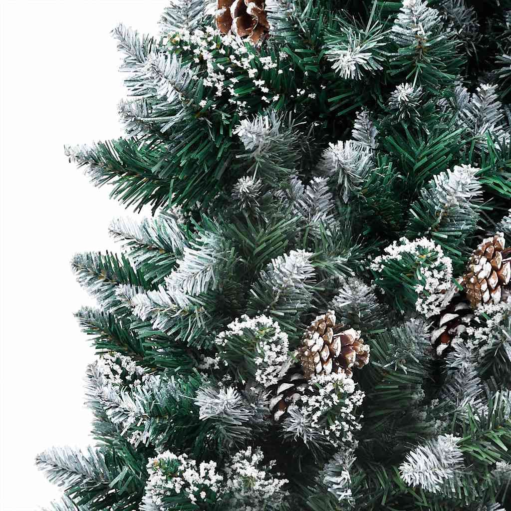 Albero di Natale Artificiale con LED e Set di Palline e Pigne 180 cm vidaXL