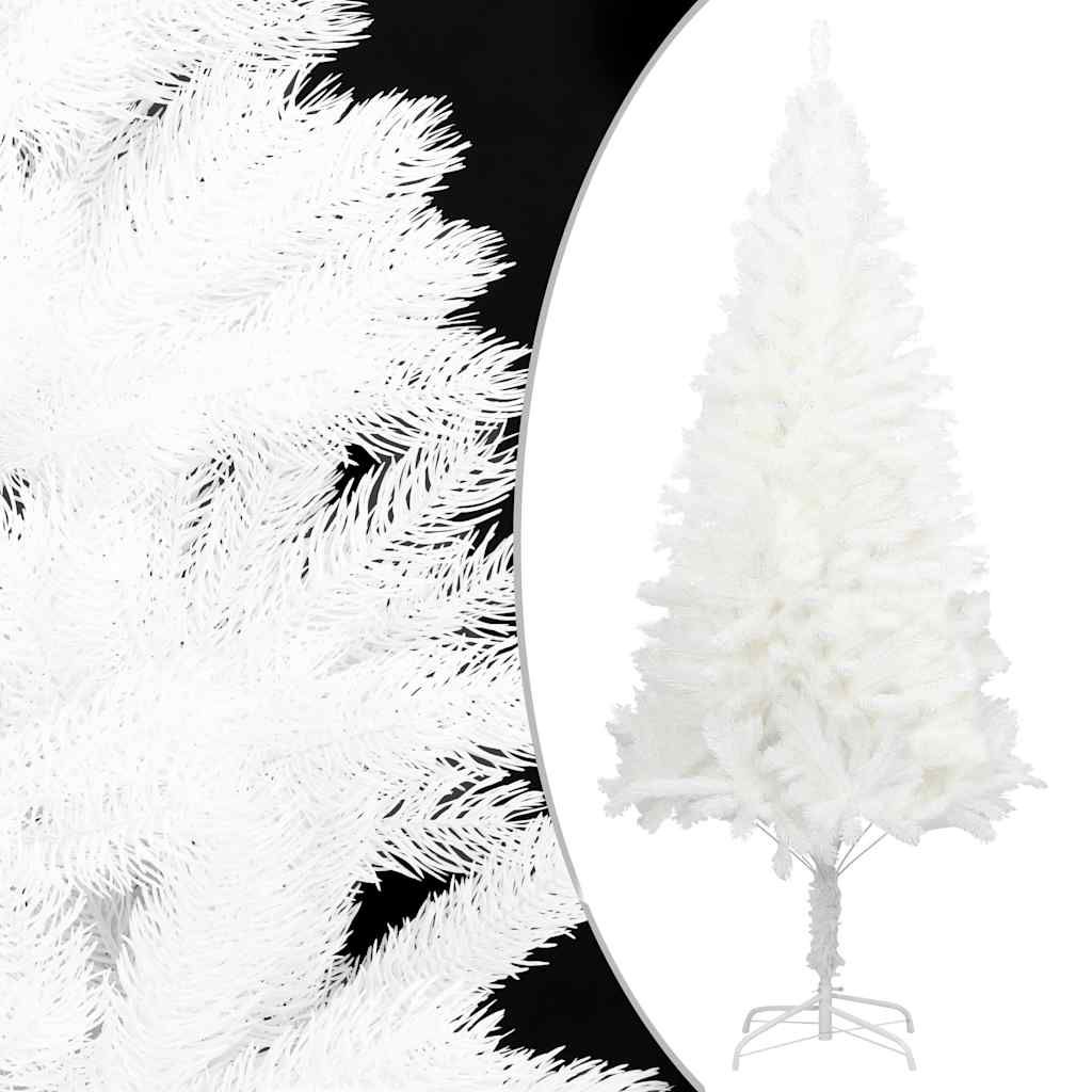 Albero di Natale Preilluminato con Palline Bianco 150 cm vidaXL