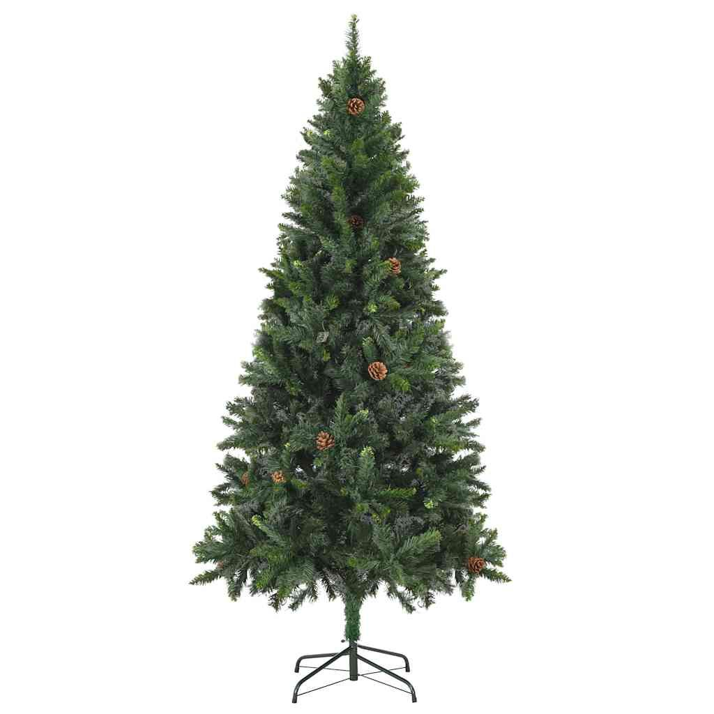 Albero di Natale Artificiale con Pigne Verde 180 cm vidaXL