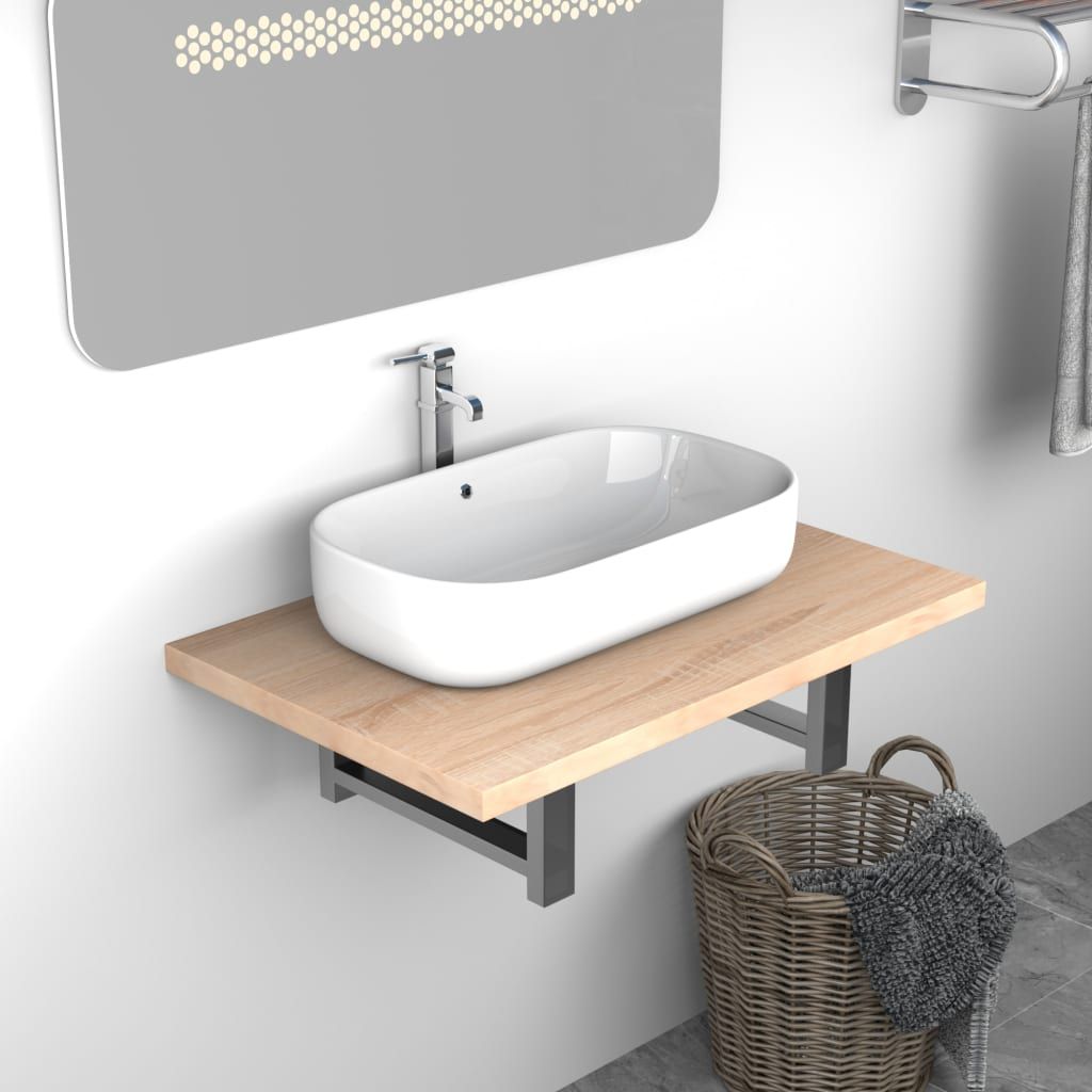 Mobili da Bagno Rovere 60x40x16,3 cm vidaXL
