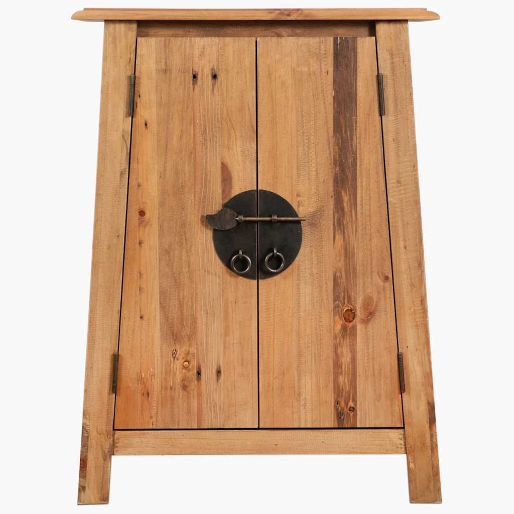 Mobile da Bagno in Legno Massello di Pino 59x32x80 cm vidaXL